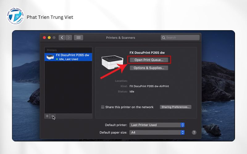 Cách hủy lệnh in trên macOS bước 3